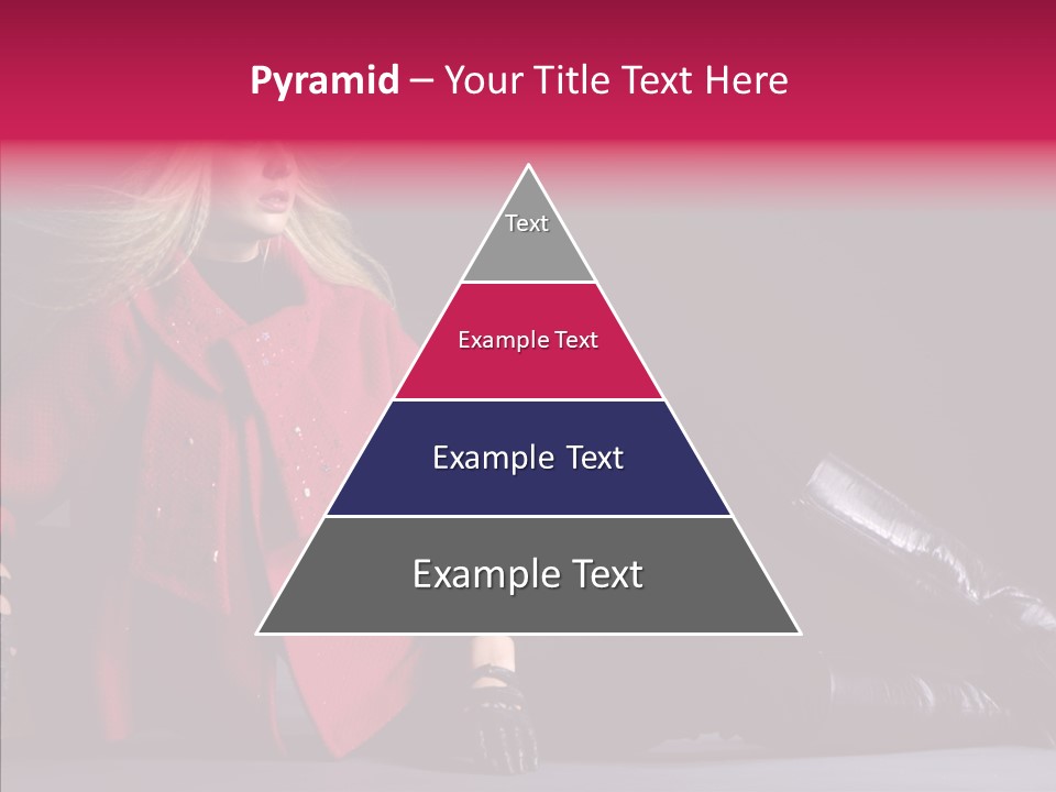 Fashion Pose Hip PowerPoint Template