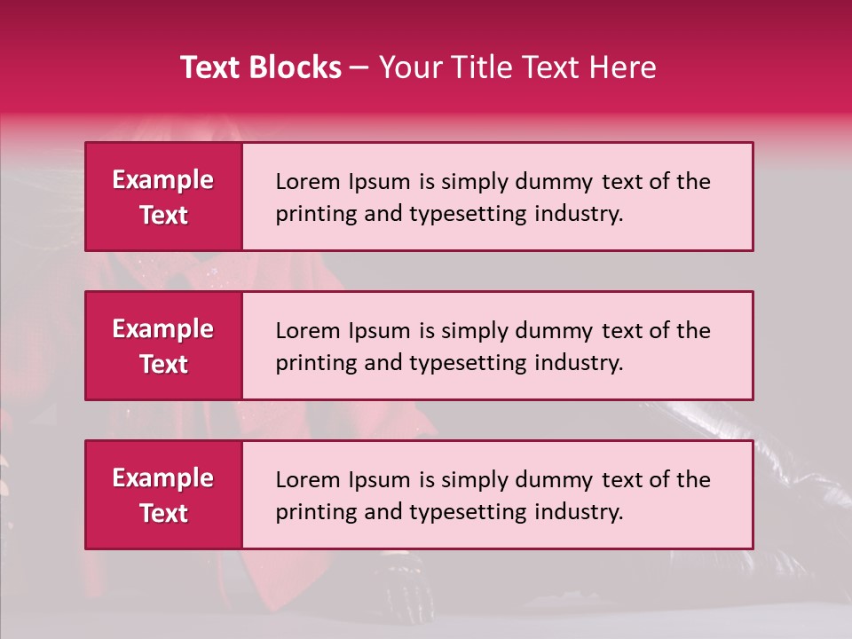 Fashion Pose Hip PowerPoint Template