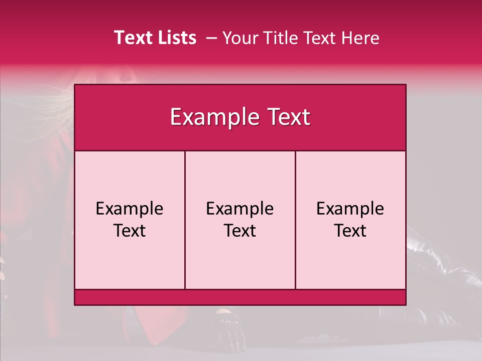 Fashion Pose Hip PowerPoint Template