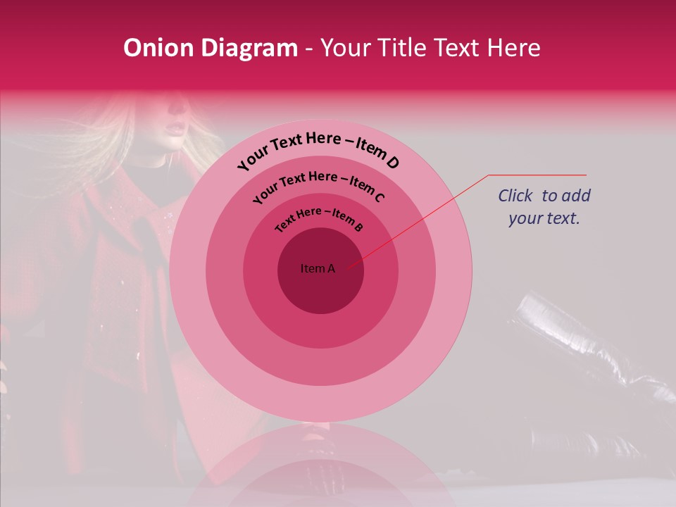 Fashion Pose Hip PowerPoint Template