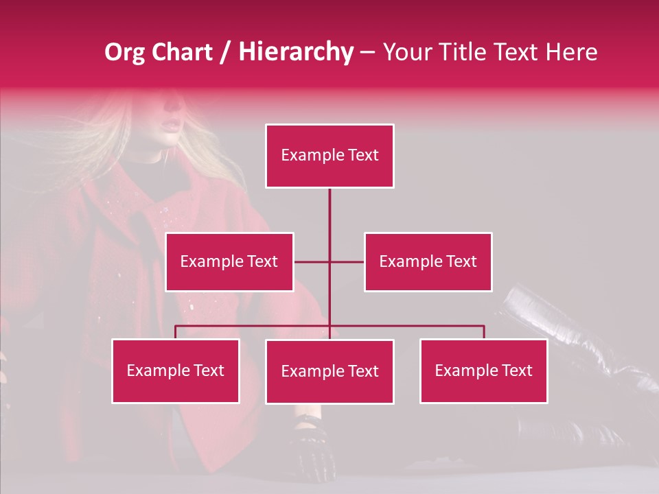 Fashion Pose Hip PowerPoint Template