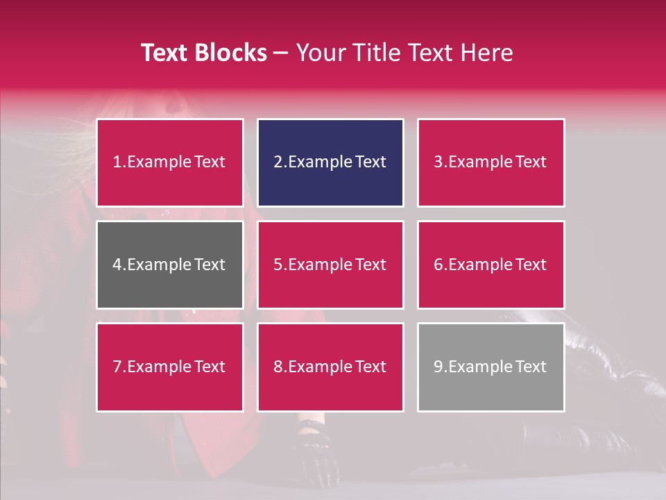 Fashion Pose Hip PowerPoint Template