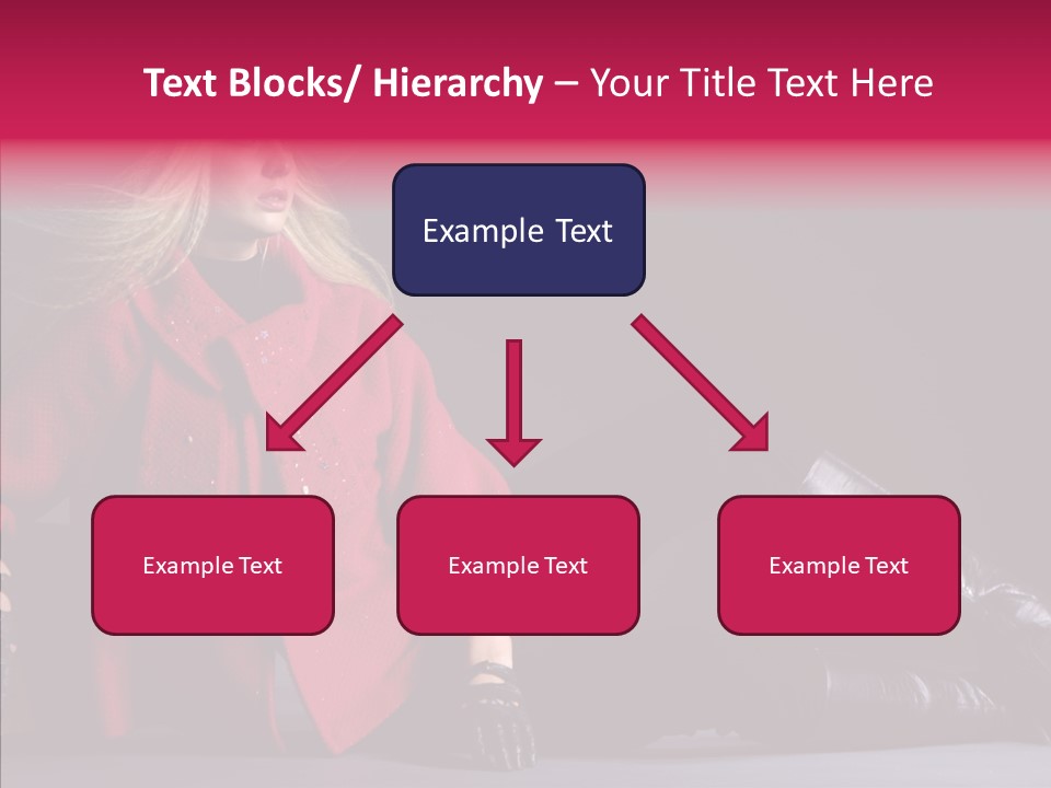 Fashion Pose Hip PowerPoint Template