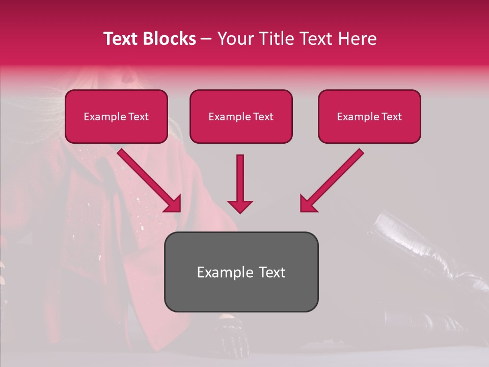 Fashion Pose Hip PowerPoint Template