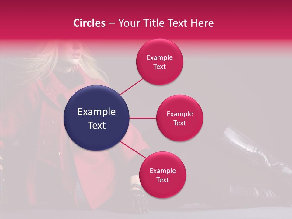 Fashion Pose Hip PowerPoint Template