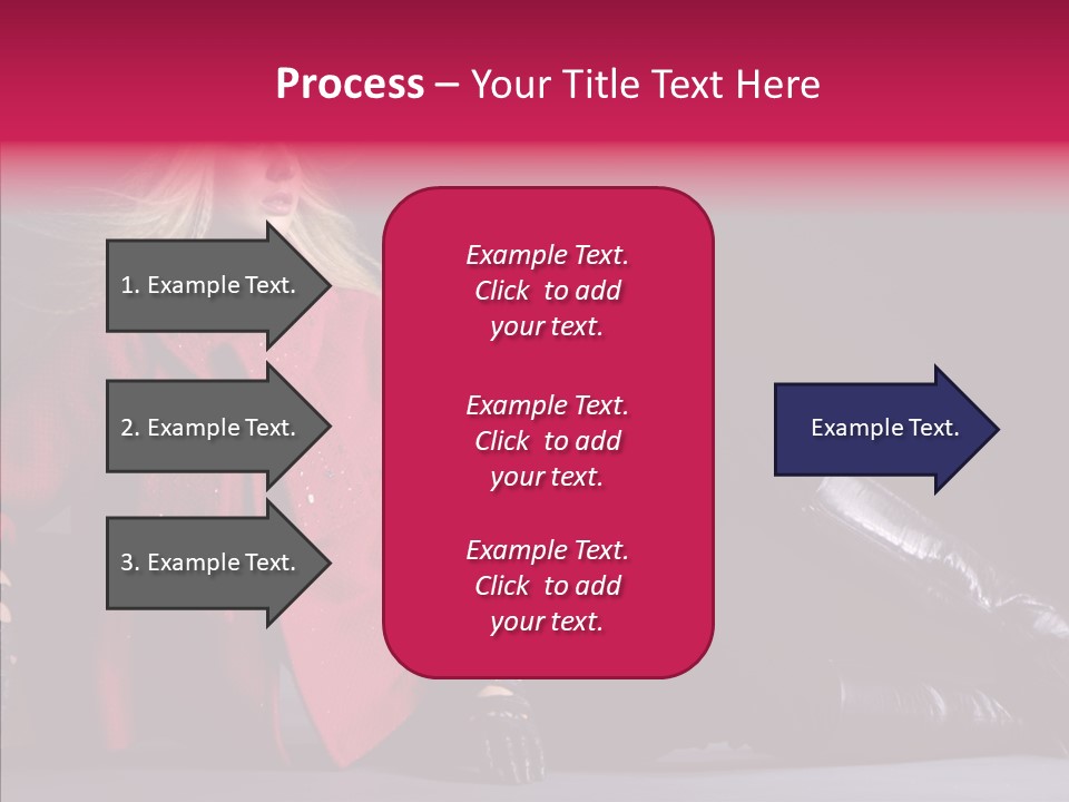 Fashion Pose Hip PowerPoint Template