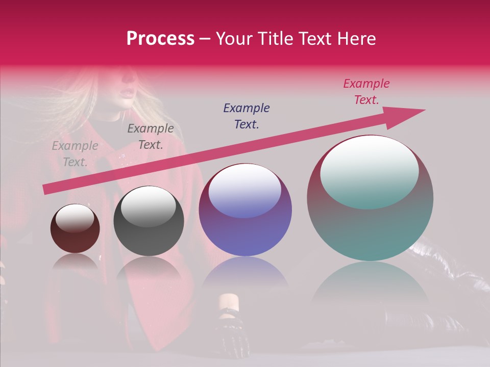 Fashion Pose Hip PowerPoint Template