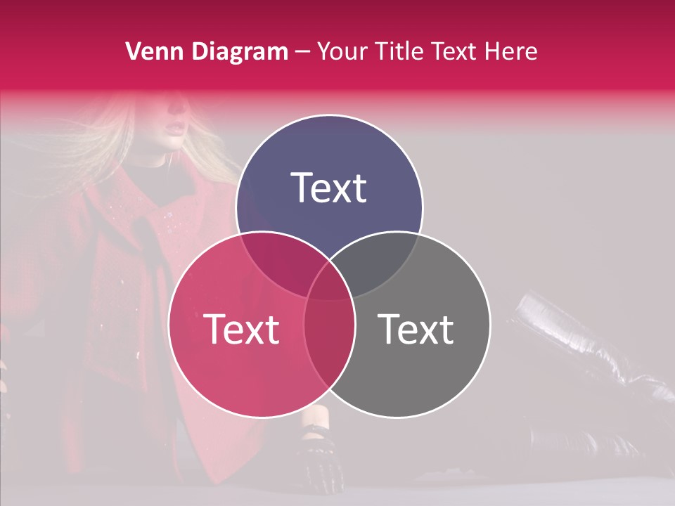 Fashion Pose Hip PowerPoint Template