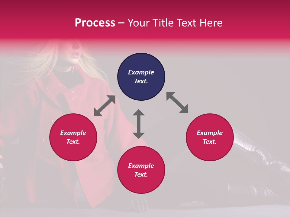 Fashion Pose Hip PowerPoint Template