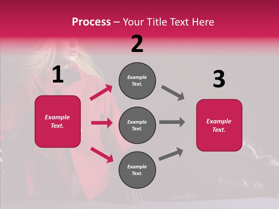 Fashion Pose Hip PowerPoint Template