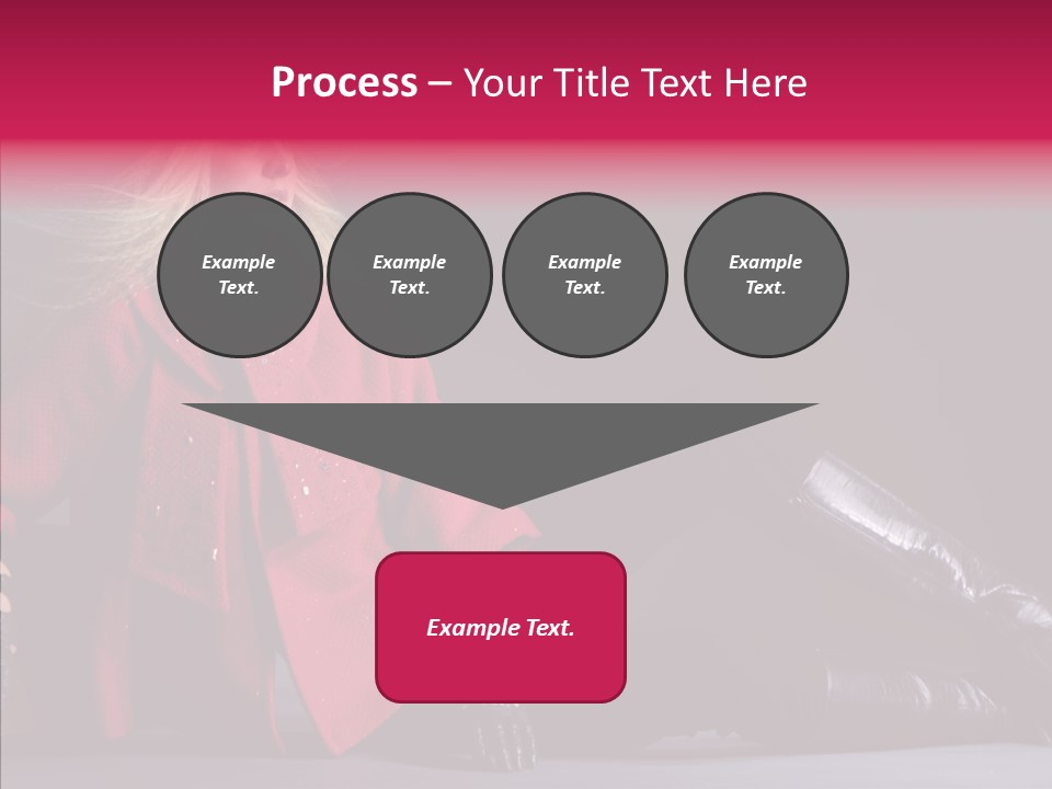 Fashion Pose Hip PowerPoint Template