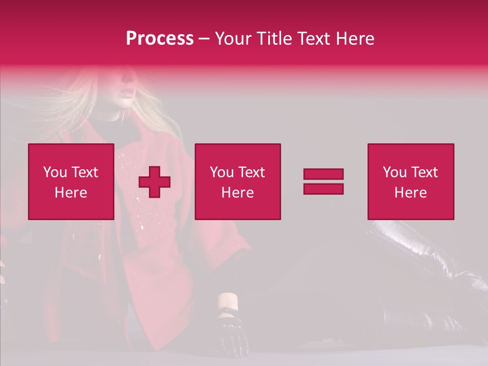 Fashion Pose Hip PowerPoint Template