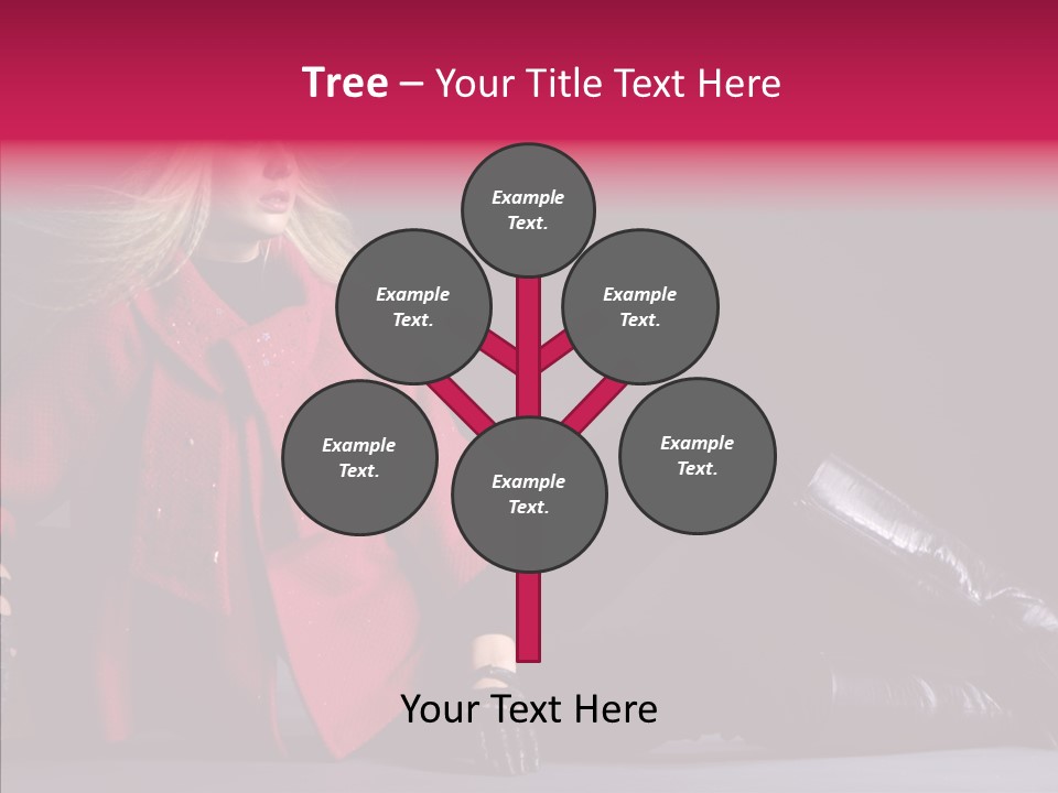 Fashion Pose Hip PowerPoint Template