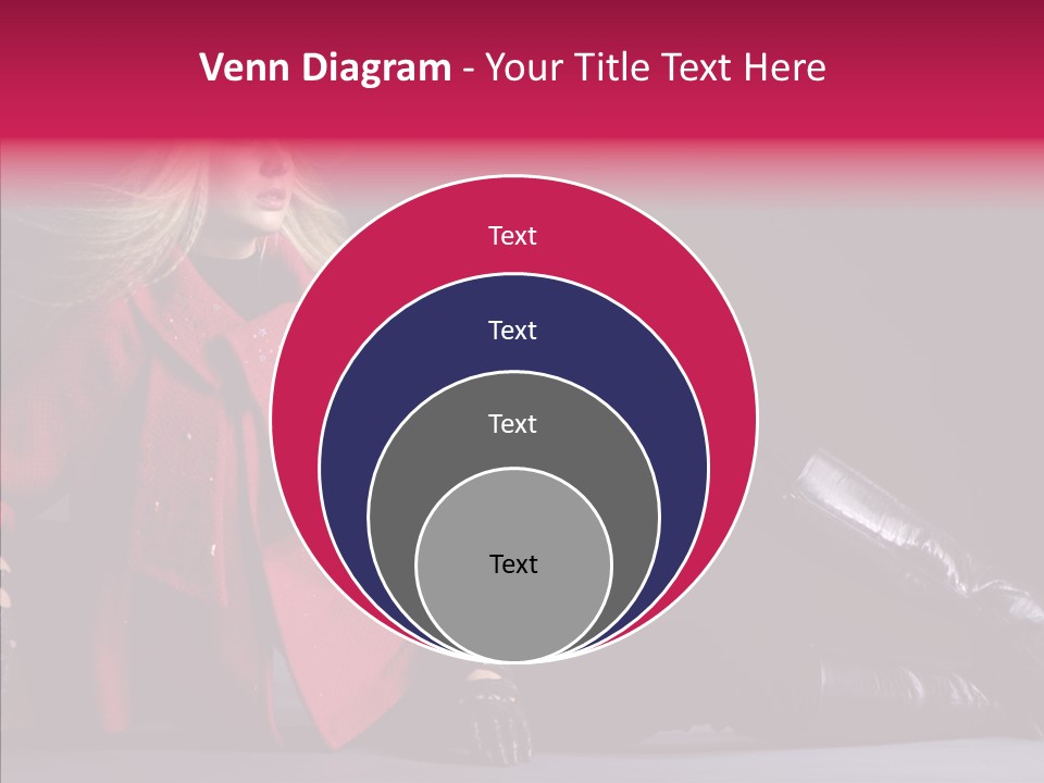 Fashion Pose Hip PowerPoint Template