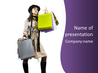 Happiness Clothing Shop PowerPoint Template