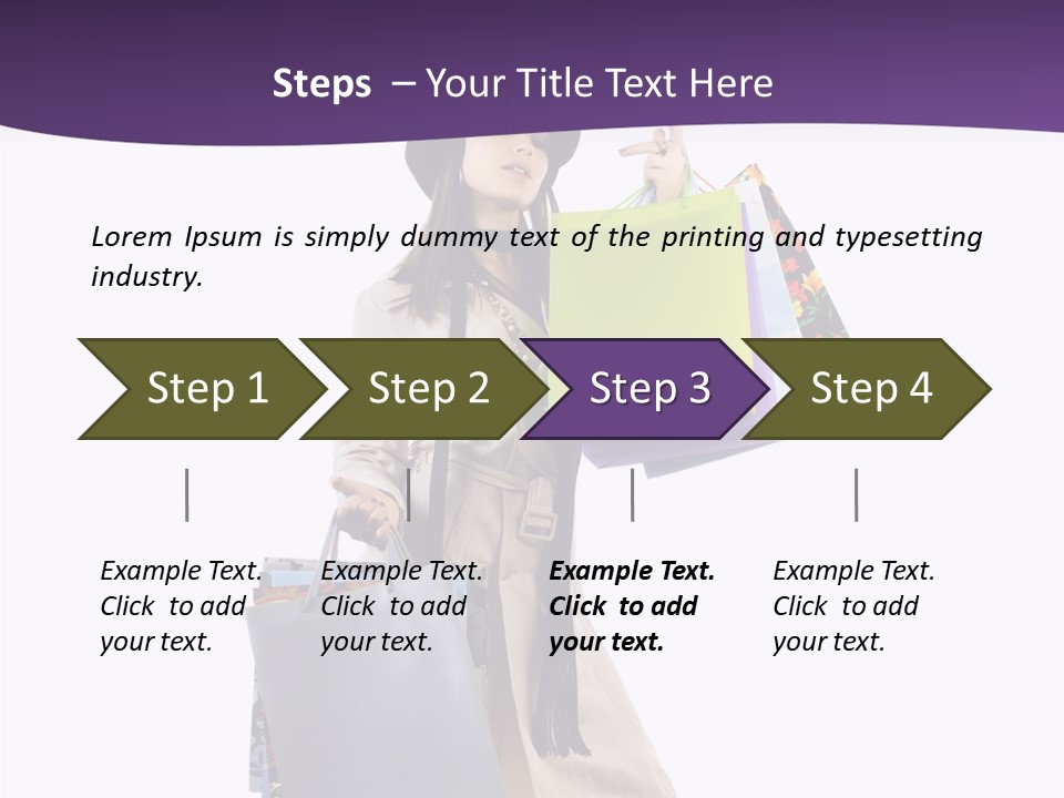 Happiness Clothing Shop PowerPoint Template