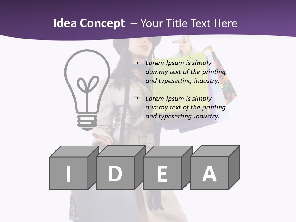 Happiness Clothing Shop PowerPoint Template