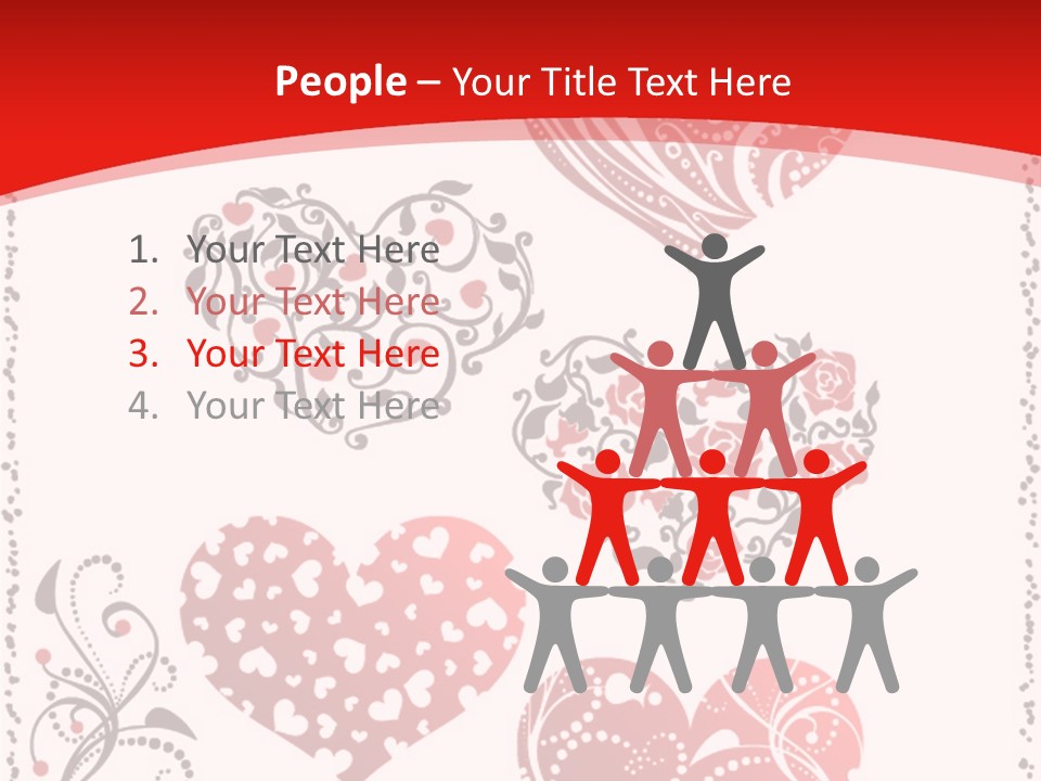 Human Group Toon PowerPoint Template