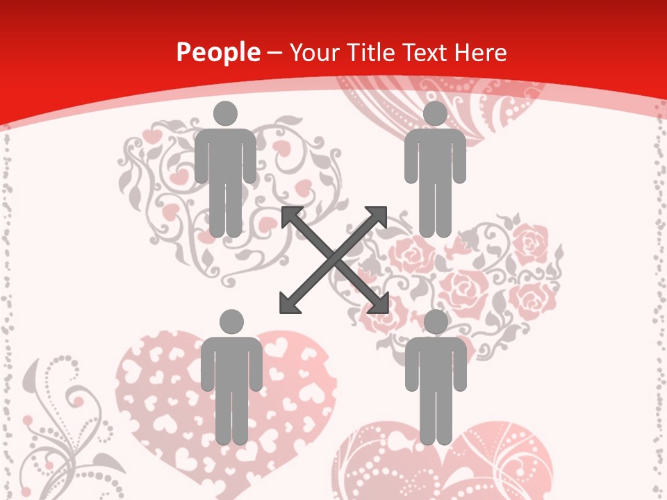 Human Group Toon PowerPoint Template