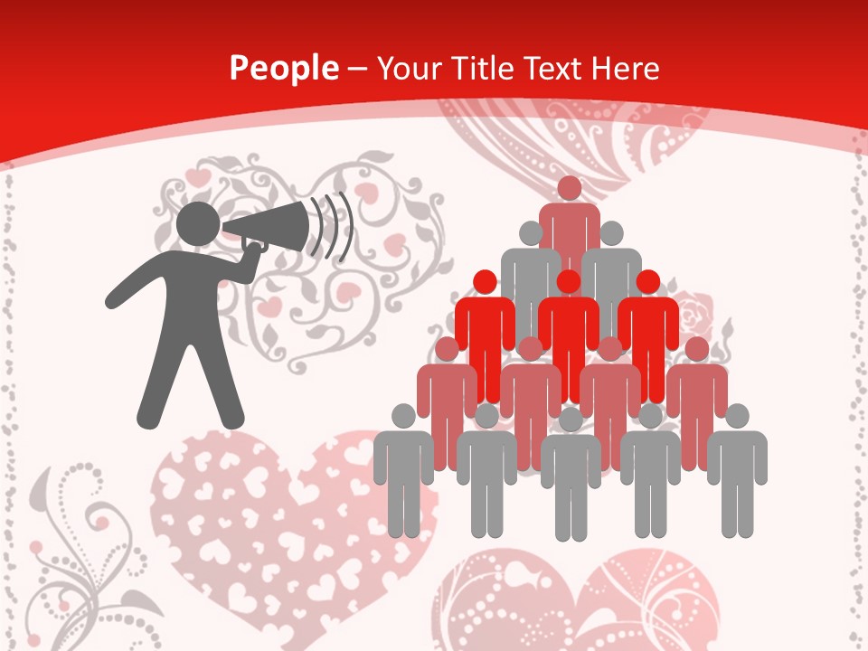Human Group Toon PowerPoint Template