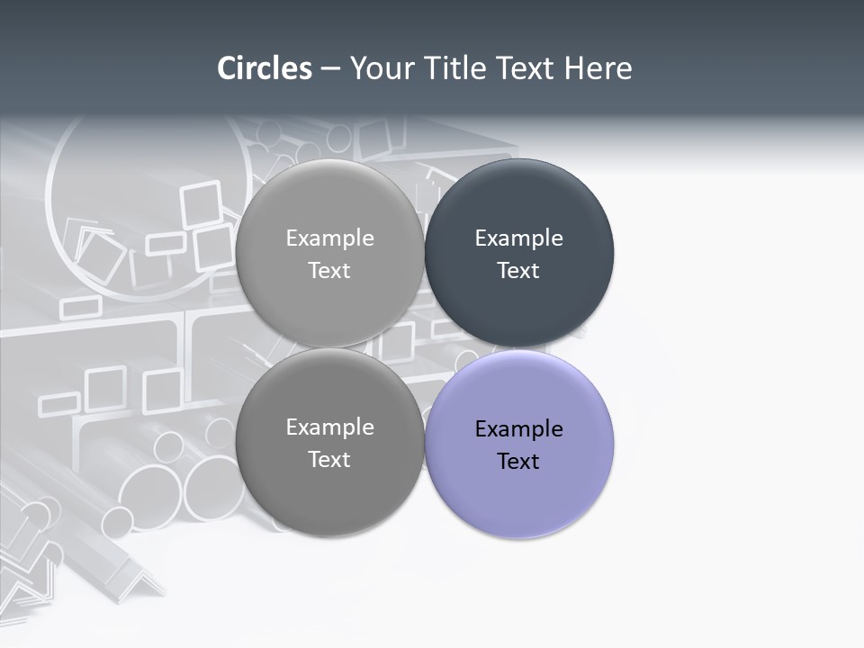 Pipe Aluminum Long PowerPoint Template