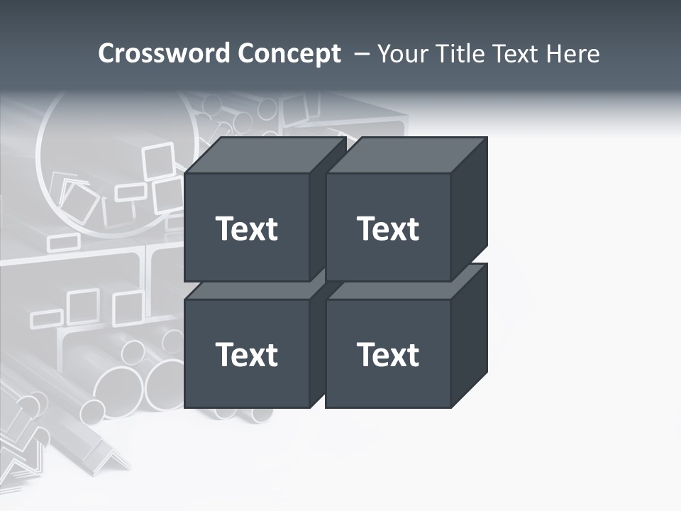 Pipe Aluminum Long PowerPoint Template