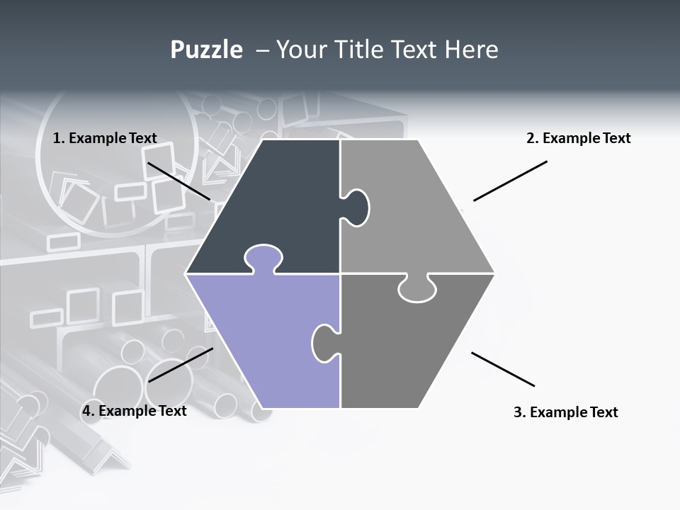 Pipe Aluminum Long PowerPoint Template