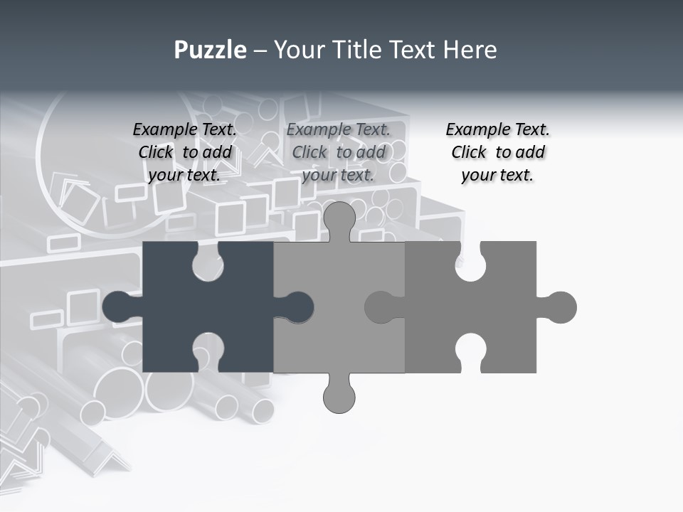 Pipe Aluminum Long PowerPoint Template