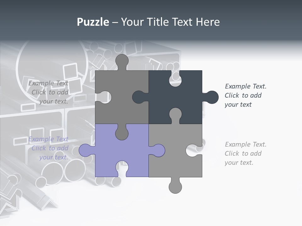 Pipe Aluminum Long PowerPoint Template