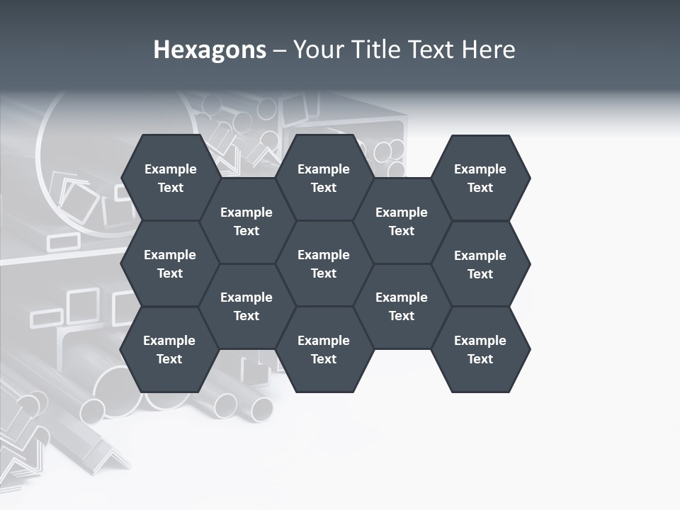 Pipe Aluminum Long PowerPoint Template