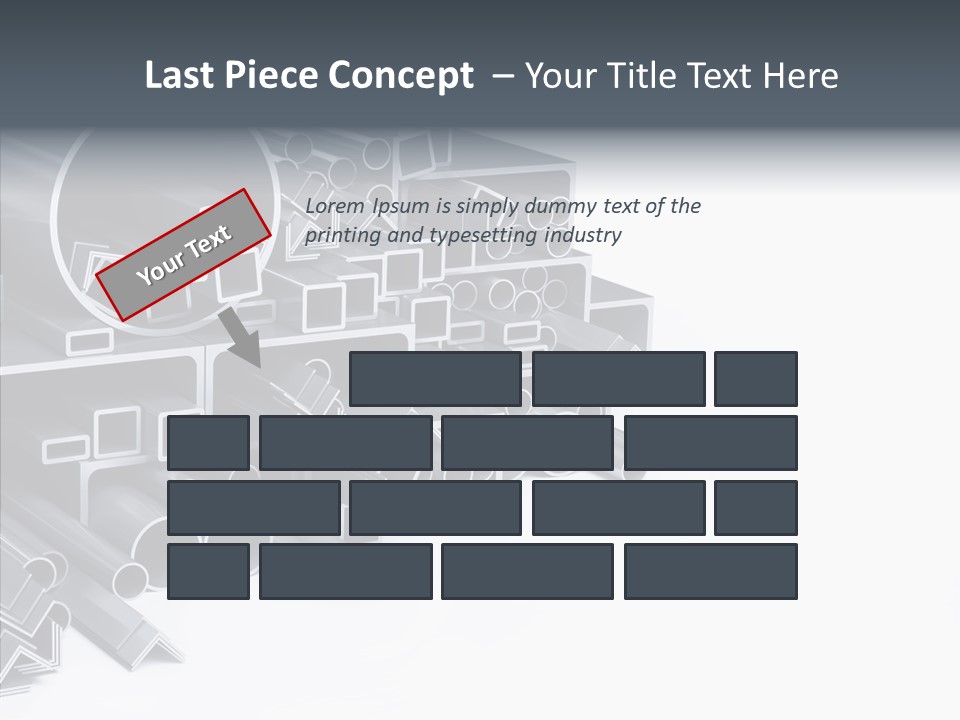 Pipe Aluminum Long PowerPoint Template