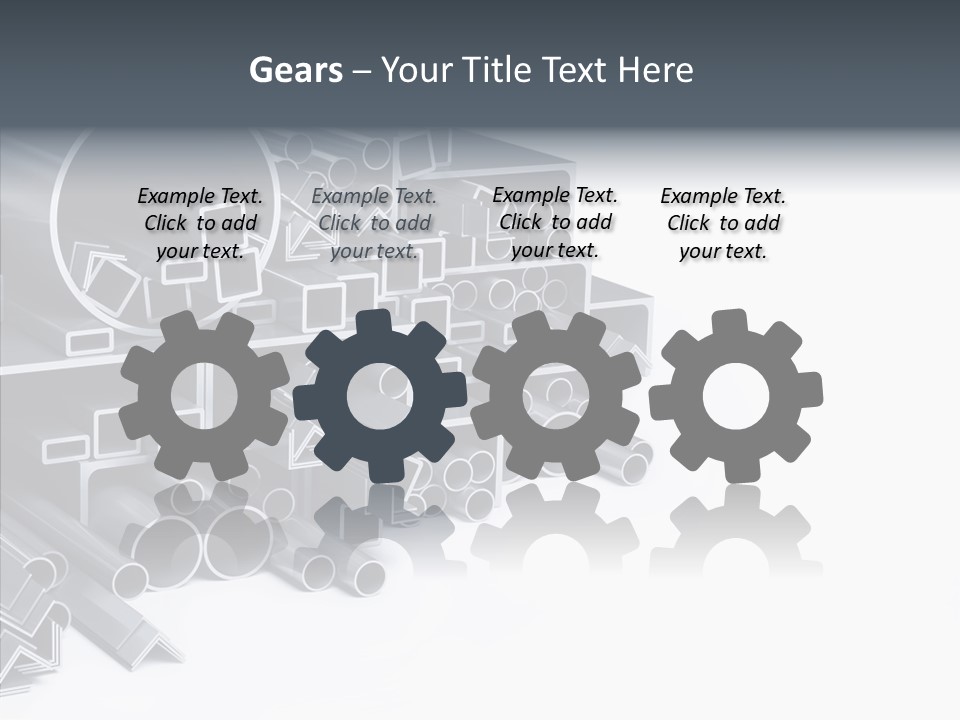 Pipe Aluminum Long PowerPoint Template