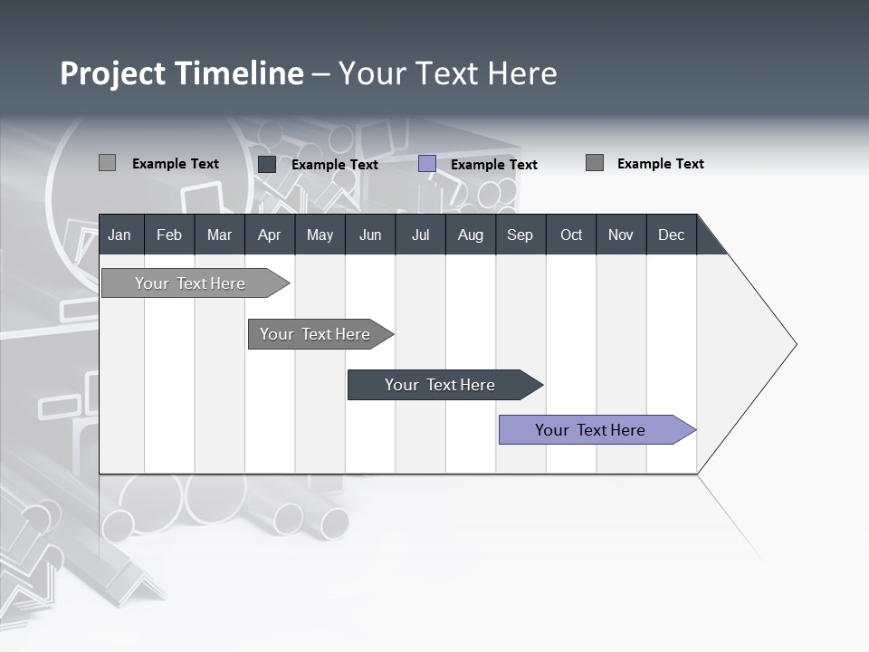 Pipe Aluminum Long PowerPoint Template