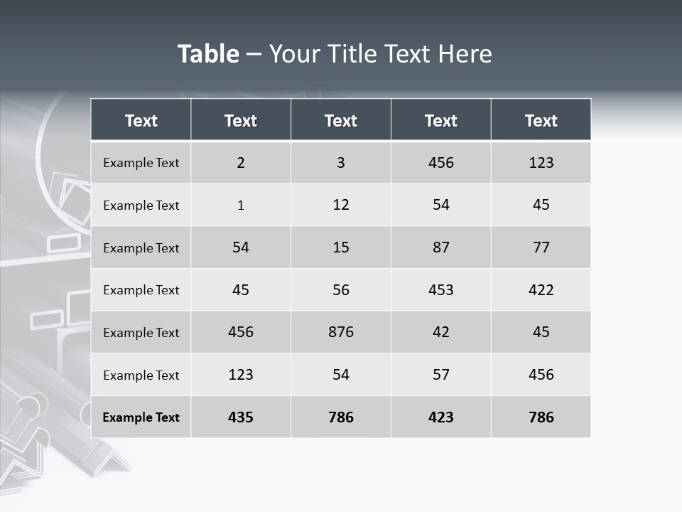 Pipe Aluminum Long PowerPoint Template
