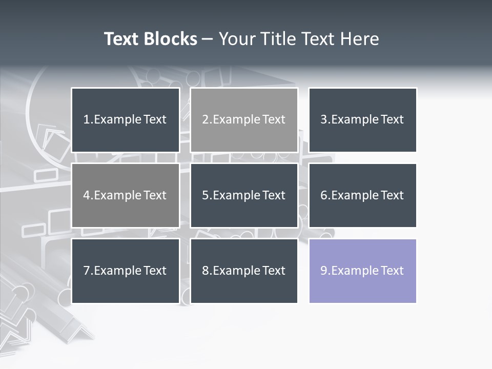 Pipe Aluminum Long PowerPoint Template