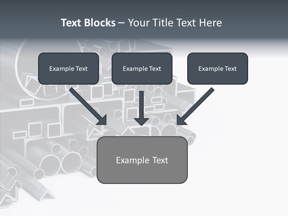 Pipe Aluminum Long PowerPoint Template