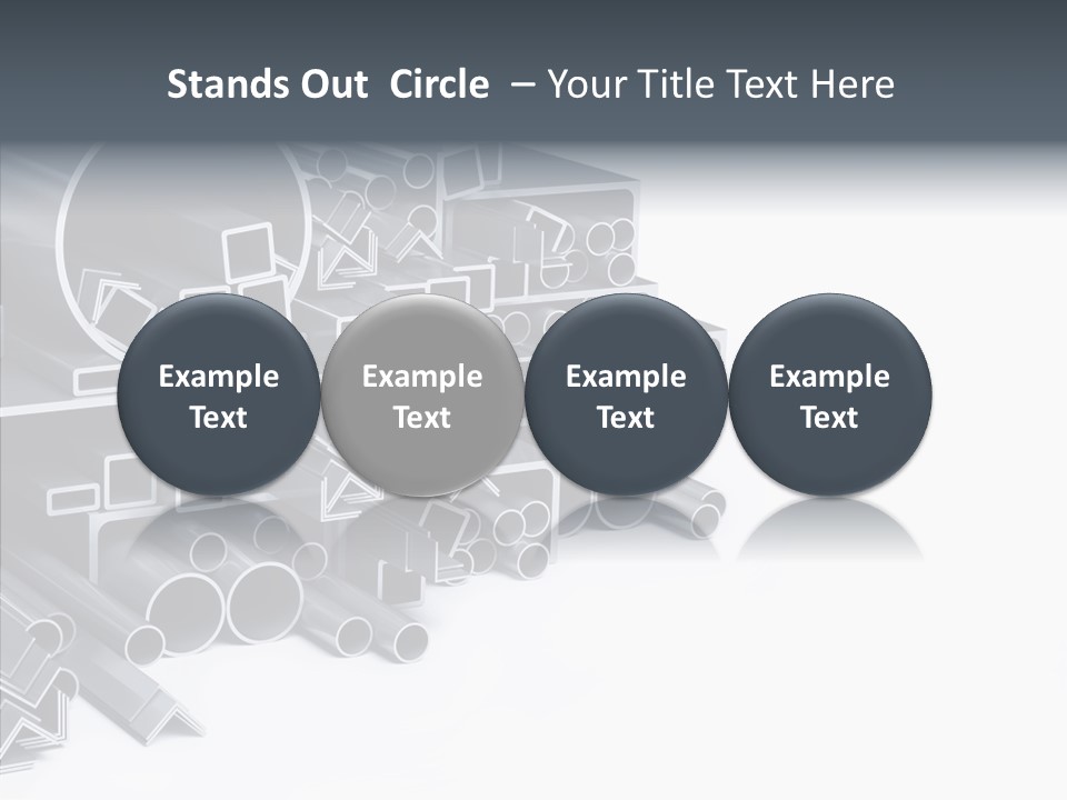 Pipe Aluminum Long PowerPoint Template