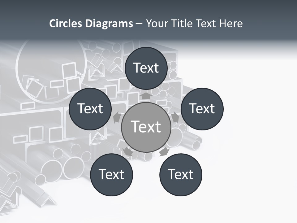 Pipe Aluminum Long PowerPoint Template