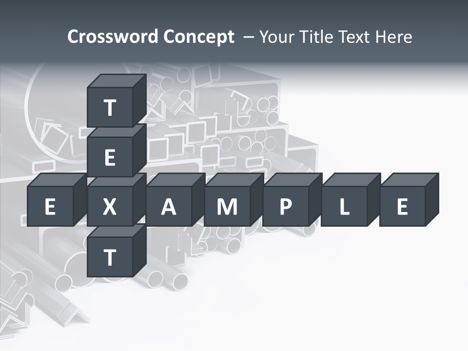 Pipe Aluminum Long PowerPoint Template