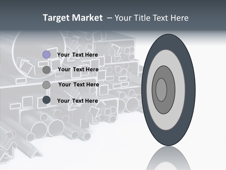 Pipe Aluminum Long PowerPoint Template