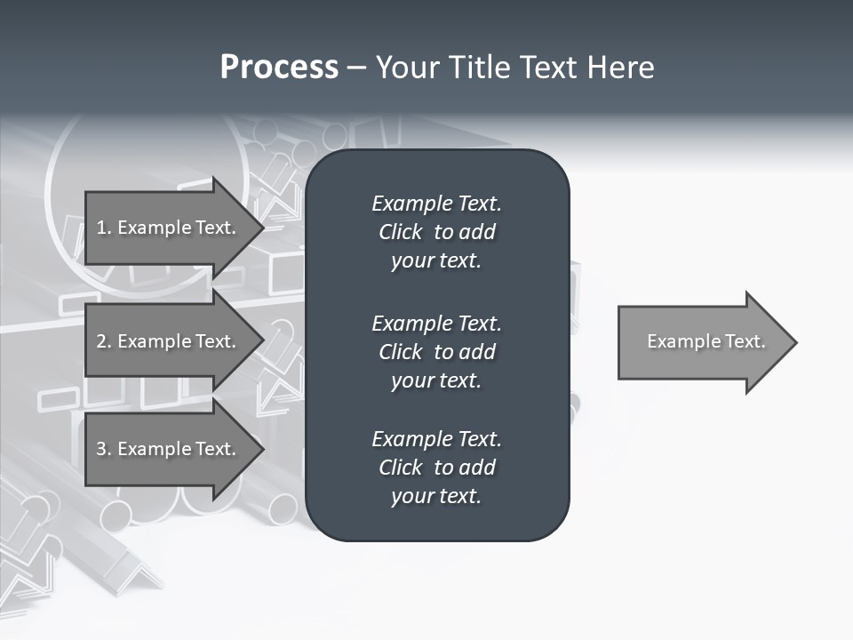 Pipe Aluminum Long PowerPoint Template