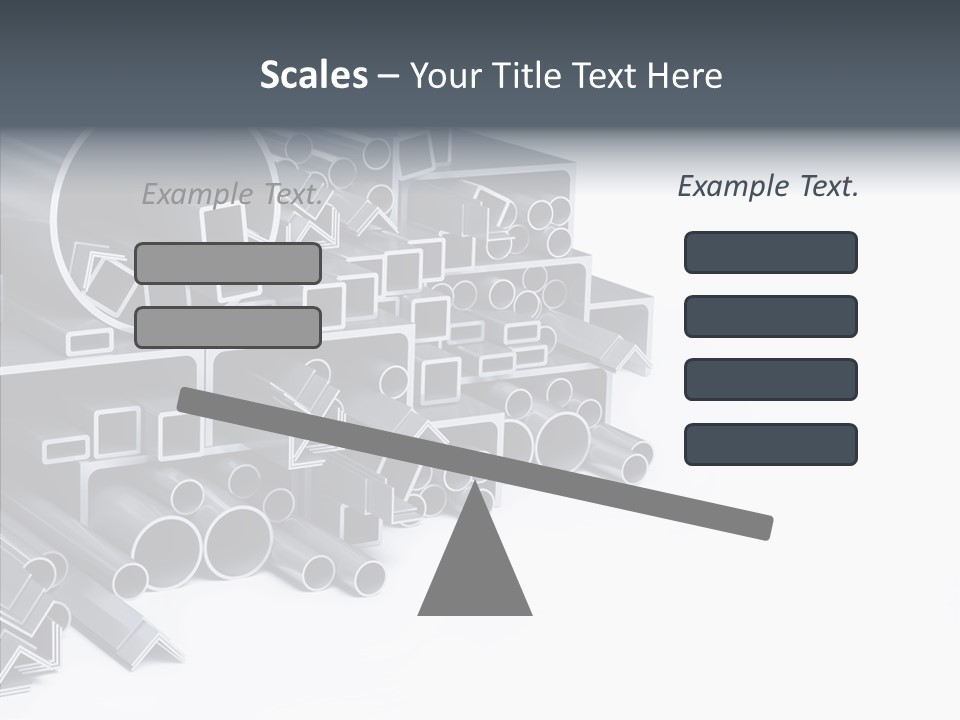 Pipe Aluminum Long PowerPoint Template