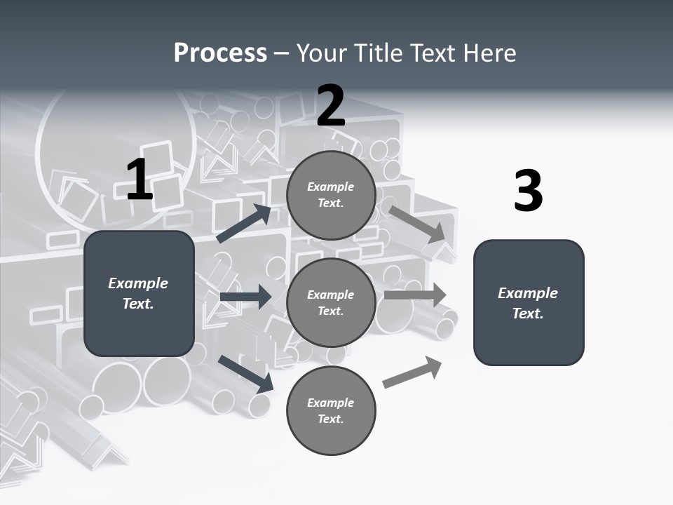 Pipe Aluminum Long PowerPoint Template