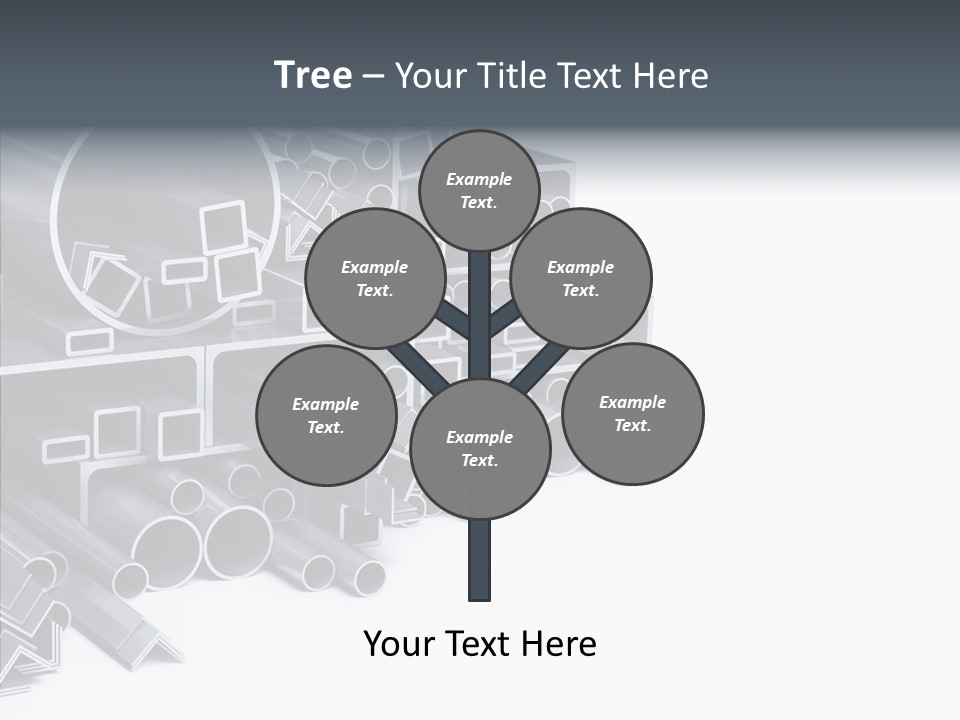 Pipe Aluminum Long PowerPoint Template