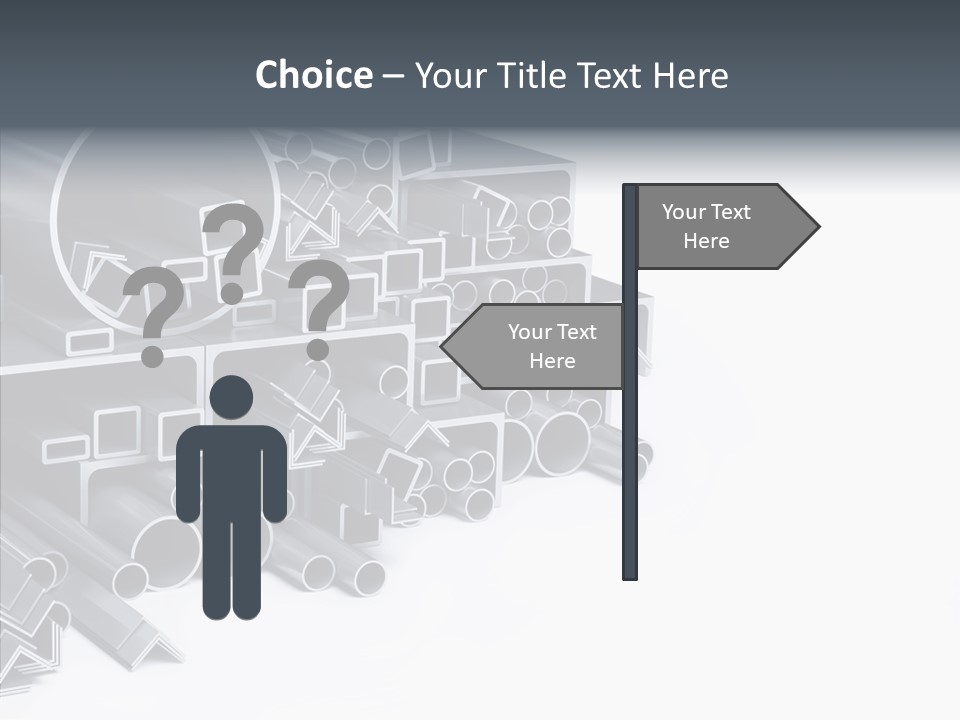 Pipe Aluminum Long PowerPoint Template