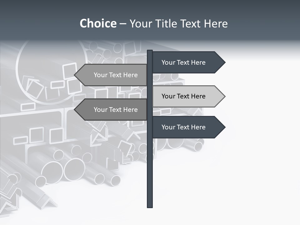 Pipe Aluminum Long PowerPoint Template