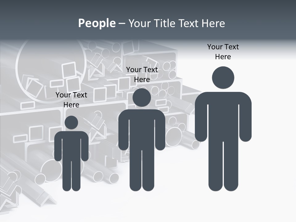 Pipe Aluminum Long PowerPoint Template