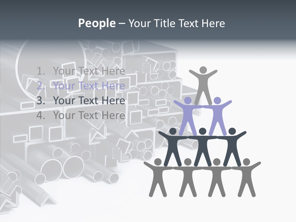 Pipe Aluminum Long PowerPoint Template