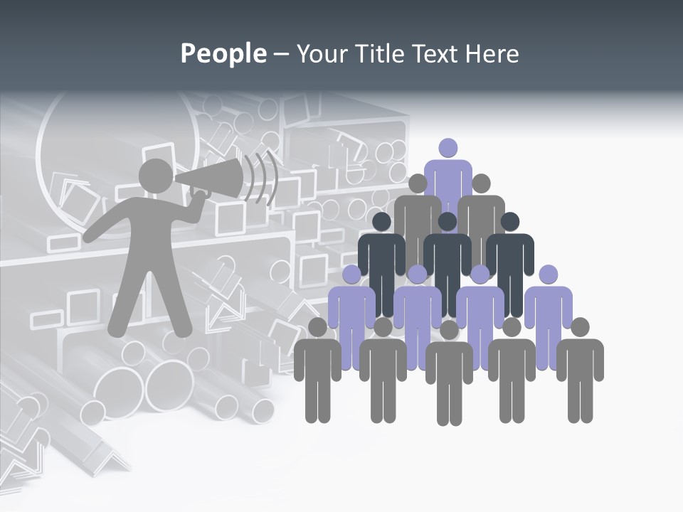 Pipe Aluminum Long PowerPoint Template