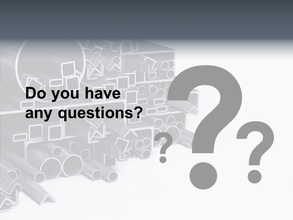 Pipe Aluminum Long PowerPoint Template